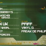 Flyer zur Party Mona Lisa Gleina 2004