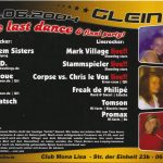 Flyer zur Party Mona Lisa Gleina 2004