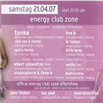 Flyer zur Party Lagerhof Leipzig 2007