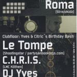 Flyer zur Party Live Music Circus Köthen 2008