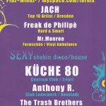 Flyer zur Party Mona Lisa Gleina