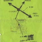 Flyer zur Party Rostlaube Karsdorf 2000, Mario Kleen, Tino Lenke, Marco Menkuso, Anthony Keck, Andy Pley, Bay 6, Der Kantor, Two Face