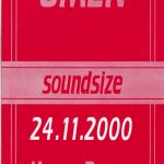 Flyer zur Party Soundsize Marienthal 2000, Umek, Emerson, Torsten Kanzler, Marc Electric, Stefan, Major Rush, Marco Remus, Holgi Star…