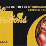 Flyer zur Party Strohsackpassage Leipzig 2002