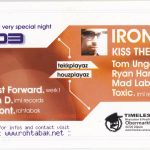 Flyer zur Party Rohtabak Doebeln 2003, Janosch, Coca, Caipi, Kid Cat, Fast Forward, Sven D., Rik Elmont, Ironbase, Tom Ungethüm, Ryan…