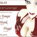 Flyer zur Party Privat Lounge Naumburg 2003, Le Tompé, Hank, Huggi, De La Kiss feat. Miss E. Jerry, B-Rock