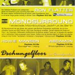Flyer zur Party Soundgarden Leipzig 2004, Abdamon, Ben Cropp, Howie Manson, Janosh, Kiss, Monosurround, Ron Flatter, Tom B.