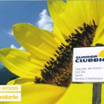 Flyer zur Party Summer Clubbing Seilfabrik Zwickau 2005, Jens Paasch, Matze, Sieg über die Sonne, Ziel 100, Martin Duwall, Kevin…