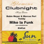 Flyer zur Party Glamour Clubnight Shaidon Leipzig 2007, Robin Meyer, Marcus Perl, Tomby, Mike la Funk, KidCat
