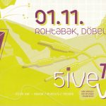 Flyer zur Party Rohtabak Doebeln 2008, Golden Toys, Dan Fog & Pete Lacazz aka The Mosquitos, Ric D, Siggboy, Tourner, Albert…