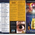 Flyer zur Party Sonne Mond und Sterne Festival Saalburg 2001, Alex Grammig, Blake Baxter, Bookers Delight, Carl Craig, Chris Liebing…