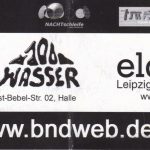 Flyer zur Party ...into the Groove in der Tanzbar Palette Halle am 21. September 2001