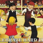 Flyer zur Party Celebrate Hard Life im TV-Club am 21. Dezember 2001 und 5. Januar 2002