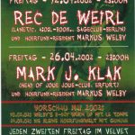 Flyer zur Party Velvet Leipzig 2002