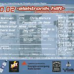 Flyer zur Party Volkspark Halle 2002
