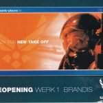 Flyer zur Party Fresh Guide Mitteldeutschland präsentiert Reopening Werk 1 Brandis 8. Februar 2003.