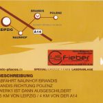 Flyer zur Party Fresh Guide Mitteldeutschland präsentiert Werk 1 Brandis Geburtstag am 8. März 2003.