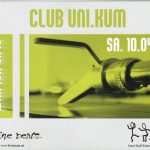 Flyer zur Party Uni.Kum Erfurt 2004