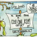Flyer zur Party Uni.Kum Erfurt 2005
