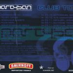 Flyer der Partysan Clubtour September bis November