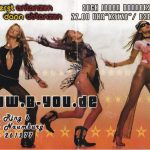 Flyer zur Party Zur Katze 2001