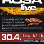 Flyer zur Party Werk Ohne Namen 2004