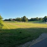 Menteroda heute: Wiese am ehemaligen Standort